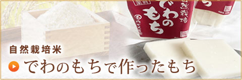自然栽培でわのもちで作ったもち